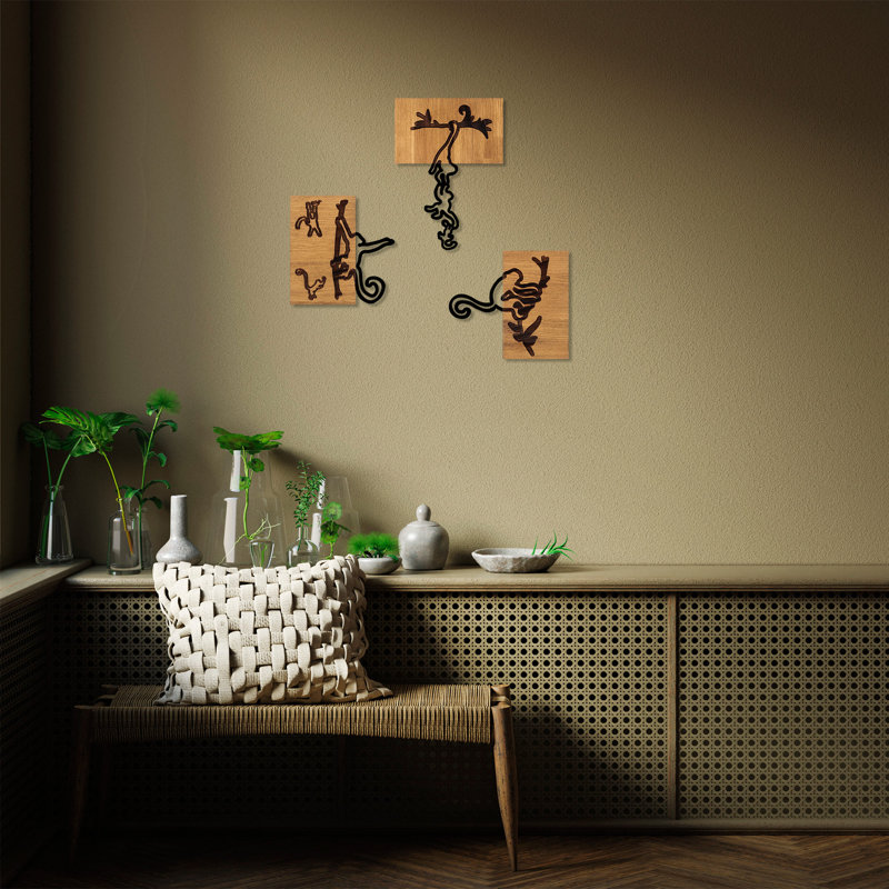 Ensemble de 3 décorations murales