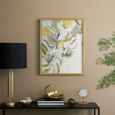 Lemon Pears Framed Print - Solid Wood