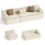 3 Seat Sectional Sofa, 267cm Wide Modern Soft Sofa Couch , No Assembly Required, For Living Room Office Apartment-235977404