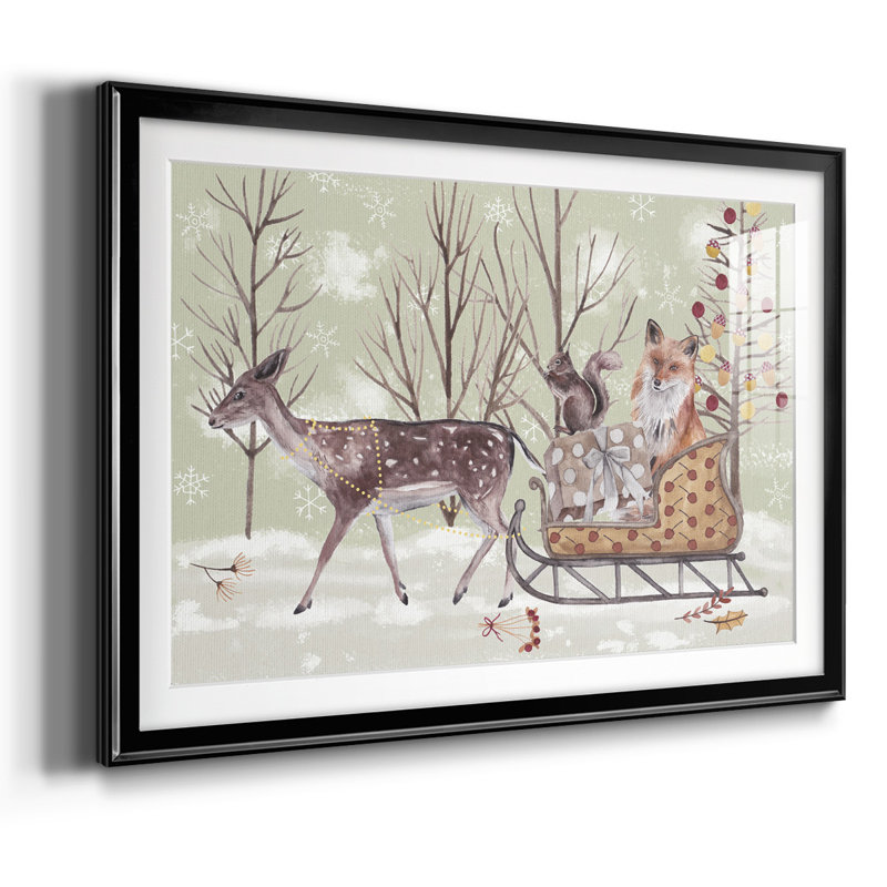Christmas Time Collection A, reproduction encadrée sur papier, Noir, H 27 po x l 39 po x P 1,5 po