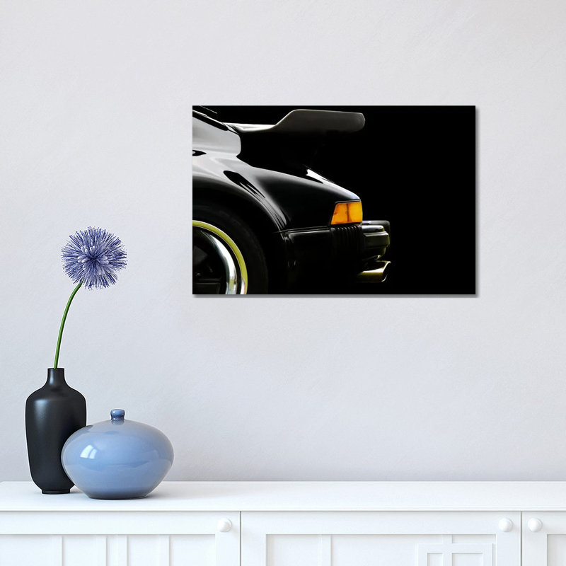1978 Porsche 930 Back Wing 1 Piece Wrapped Canvas Wall Art, 30.48 cm H x 45.72 cm W