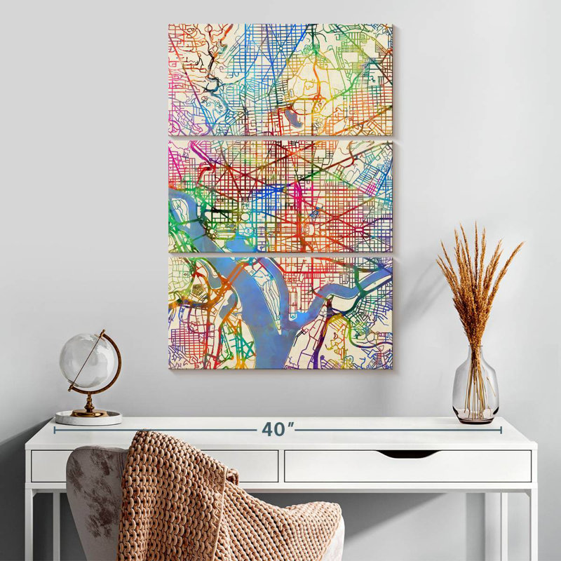 Washington DC Street Map V