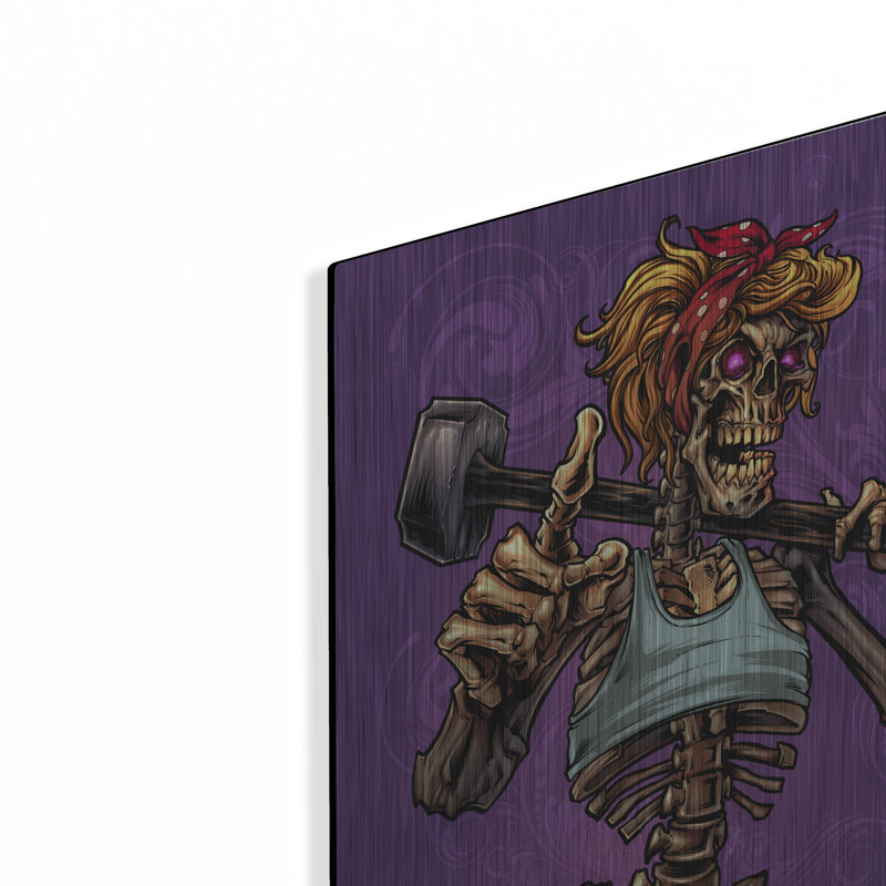 «Sledgehammer Skeleton femelle» par Flyland Designs, H 16 po x l 12 po