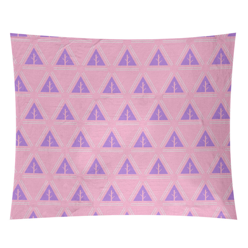 Tapisserie Barbra, H 68 po x l 80 po, Rose / Mauve