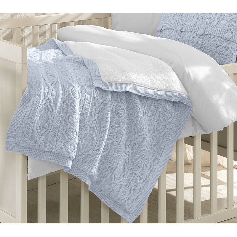 Couverture pour bébé Sloane, Bleu