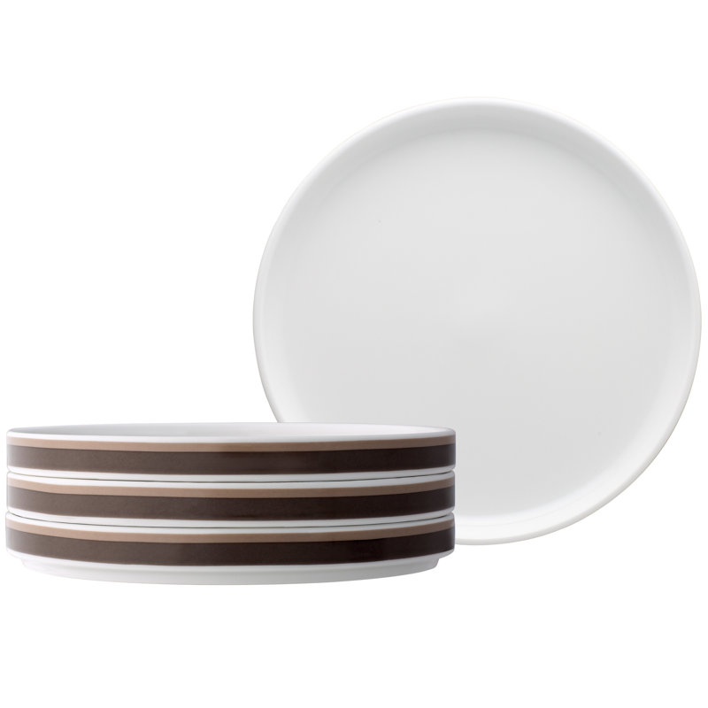 Assiettes à salade Noritake Colorstax, 7 1/2 po, Brun