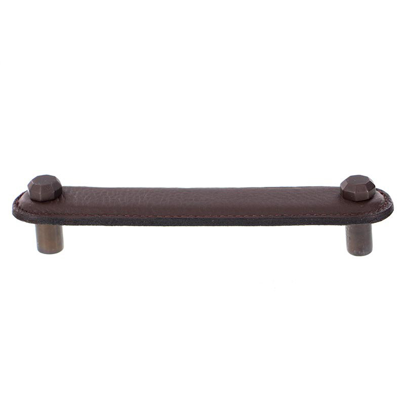 Poignée barre 4" centrée Archimedes, 5, Bronze huilé