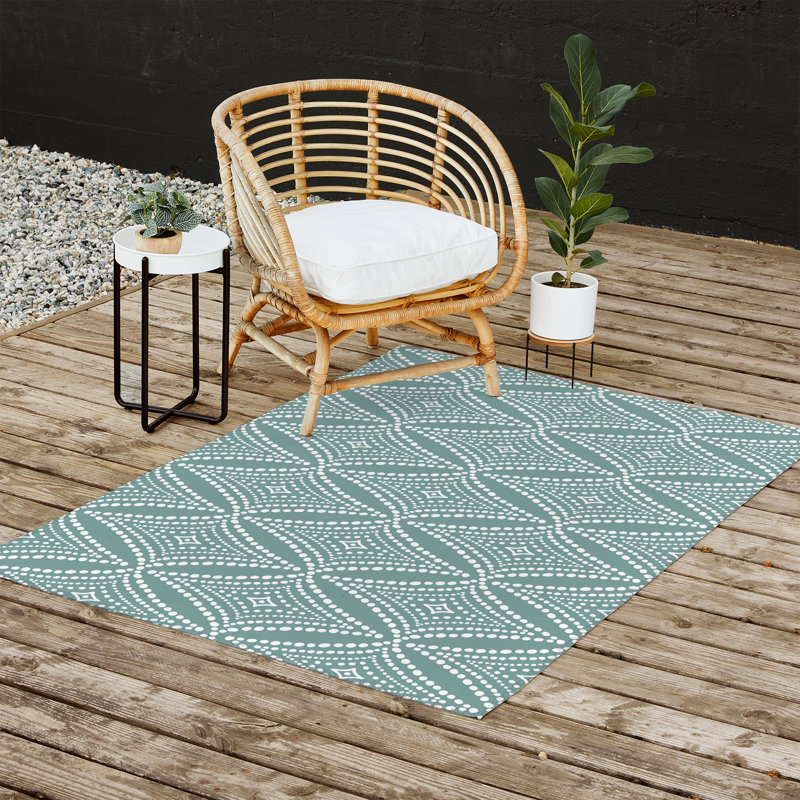Tapis rectangulaire en Jeanette avec envers antidérapant, Rectangle 4 pi x 6 pi