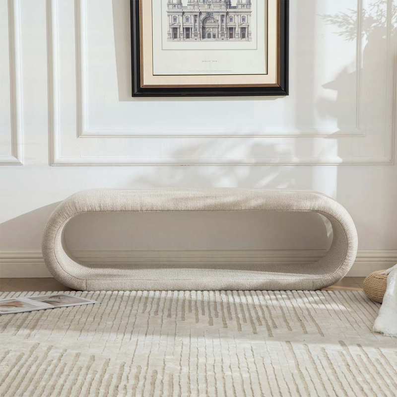 Banc à chaussures moderne pour vestibule, Blé