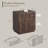 23'' Fluted Nightstand With Mid-Century Modern-605077737