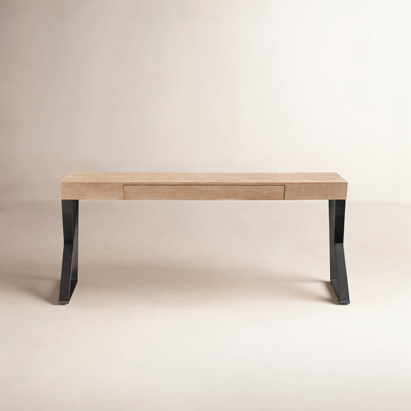 Ronan Writing Desk, Rustic Natural Oak