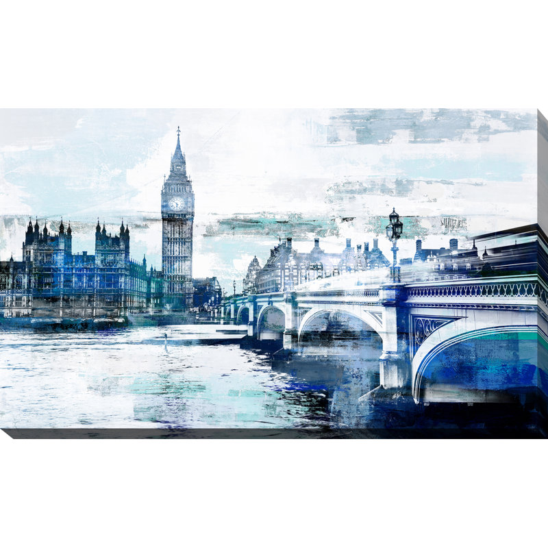 « big ben i », reproduction d’impression sur toile tendue, H 18 po x l 30 po