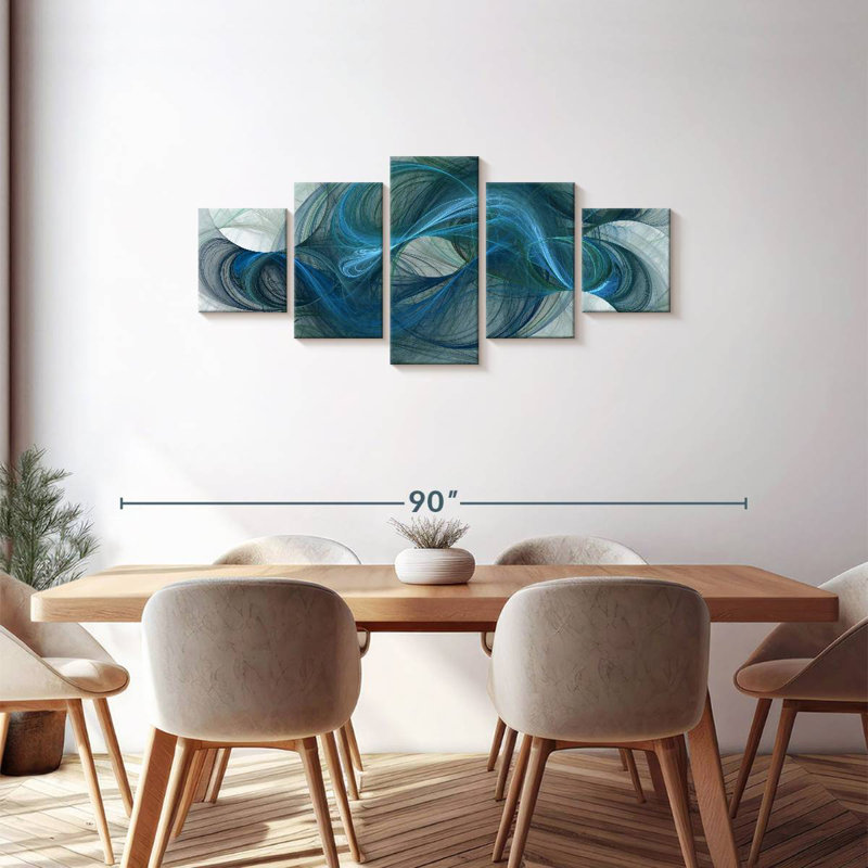 Haleyville Linear Waves, 30" H x 68" W