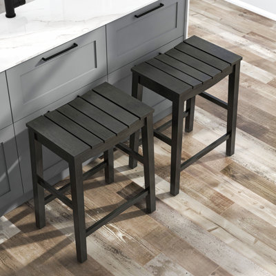 Ferda Solid Wood 24" Counter Stool