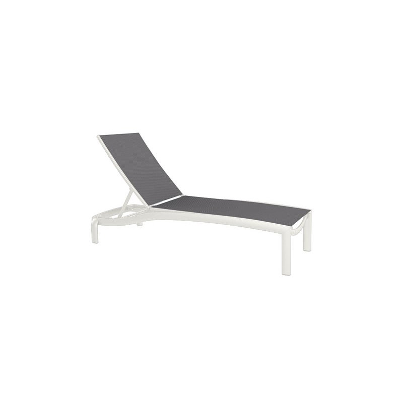 Kor Outdoor Chaise Lounge, Shell, Rincon