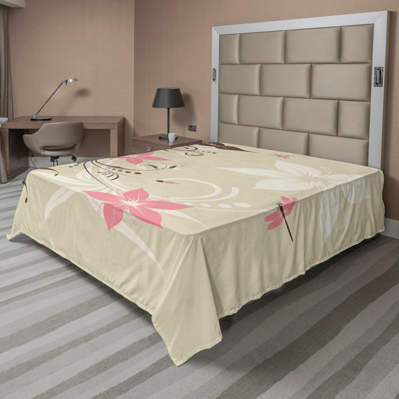 Drap-housse Ambesonne, Drap plat pour très grand lit californien