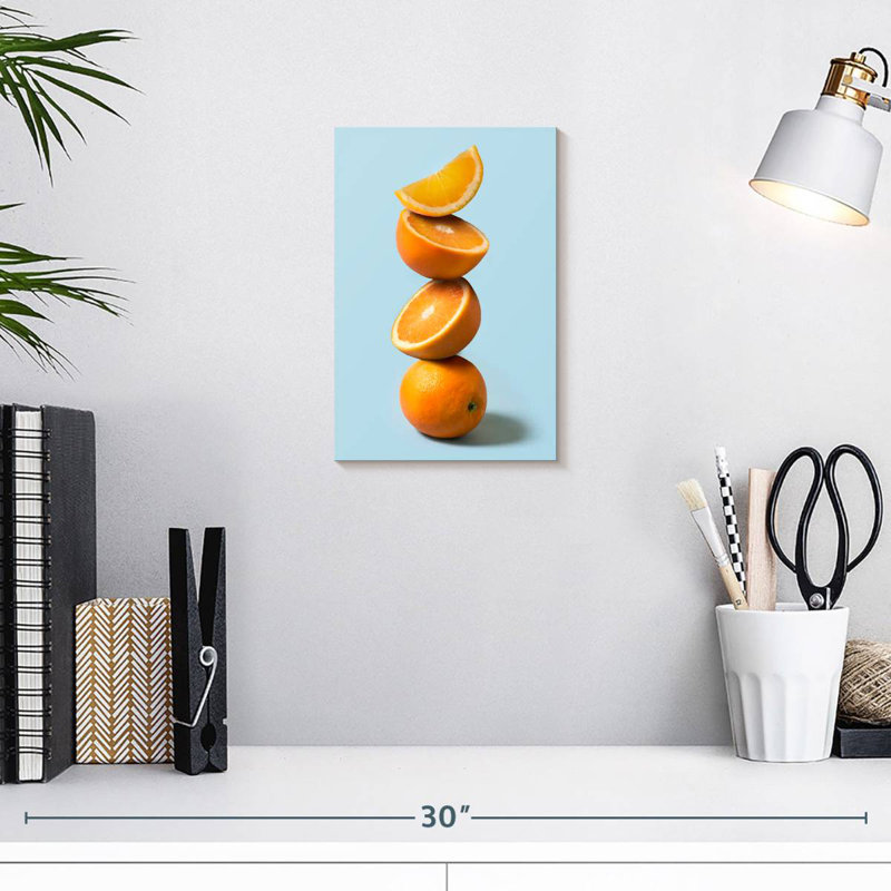 Yarlin Stack Of Oranges, 12" H x 8" W