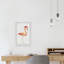 Christmas Flamingo - Single Picture Frame Painting-2139640614