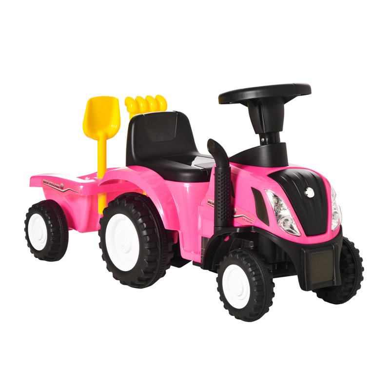 HOMCOM Push/Pull Ride On