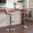 Christal Swivel Upholstered Adjustable Height Counter Stool-93480939-90489181
