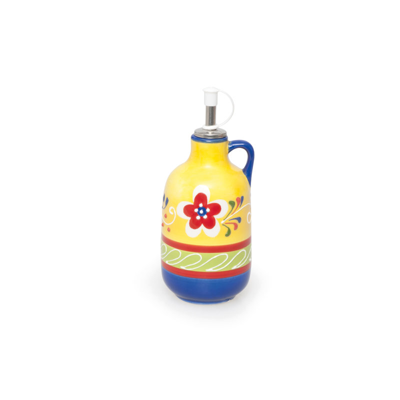 Tex Mex 400ml Ceramic Single Oil / Vinegar Cruet