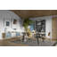 Amajae Metal Base Dining Table-1500522729