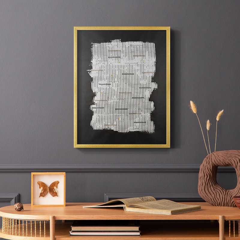 Bits & Bytes I Framed Print - Solid Wood, 14" H x 11" W