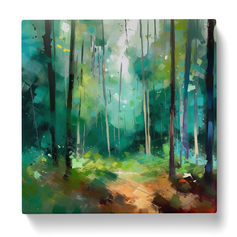 Forest Gestural No.2 - No Frame Print