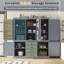 Armoire de cuisine 73 po avec rangement et garde-manger autoportants en bois 73 po-447034998