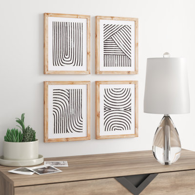 Westman Achromatic Linear Petite Prints, Set of 4