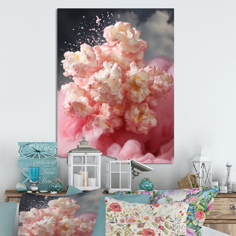 Écran rose rose Popcorn Elegance II - Popcorn, H 20 po x l 12 po x P 1 po
