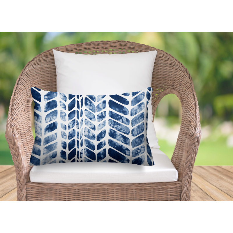 Housse et insert de coussin rectangulaire d'extérieur Hosi