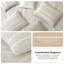 Ensemble d'édredon en jacquard beige 7 pièces Ilaria-117789321-118435065