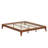 Bamboo Wood Platform Bed Frame-2111828380