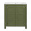 Meuble-lavabo de 30 po avec lavabo en céramique et portes réglables-2053509413-2053509412