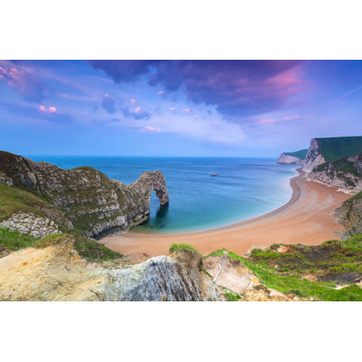 Beach Of Dorset, UK - Wrapped Canvas Print