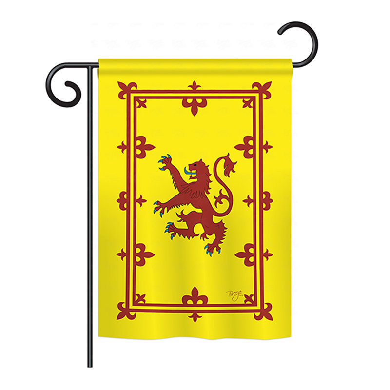 Drapeau de jardin en polyester Rampart Lion, H 40 po x l 28 po