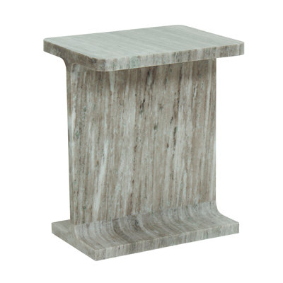 Marble Pedestal End Table