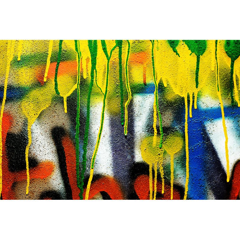 Street Art - Wrapped Canvas Painting, 61cm H x 91cm W x 3.8cm D
