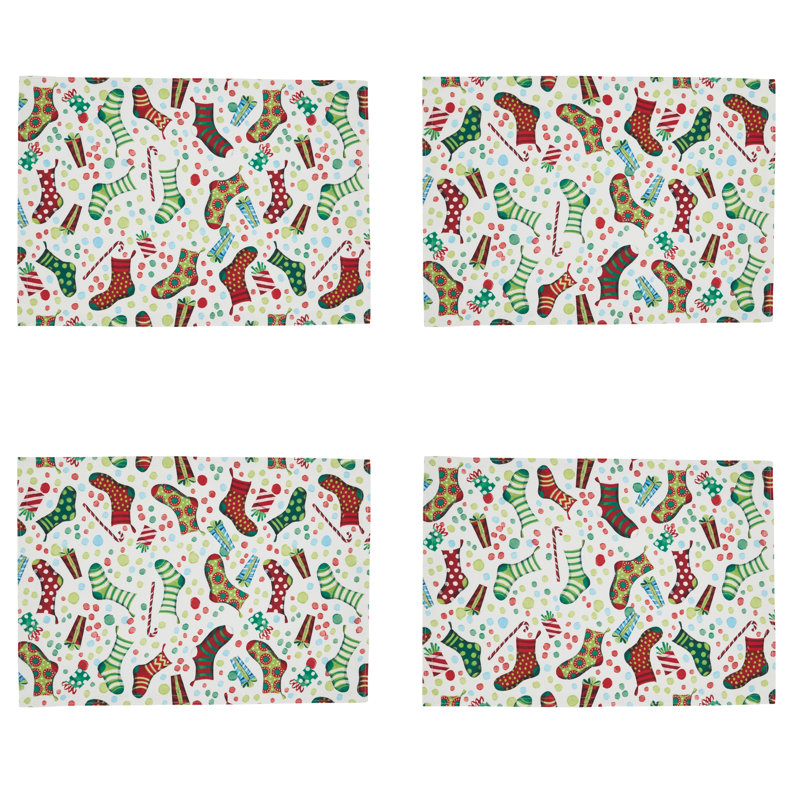 Ensemble de napperons 4 pièces Christmas Bas