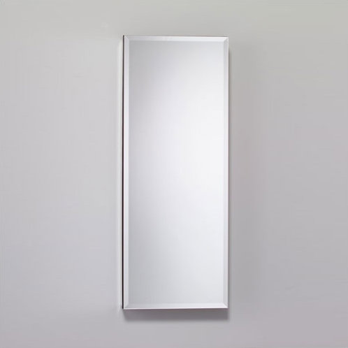 Main Line Surface Mount Framed Medicine Cabinet, 39.5" H x 15.38" W x 6.81" D, Chrome