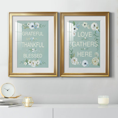 " Grateful Thankful " 2 - Pieces