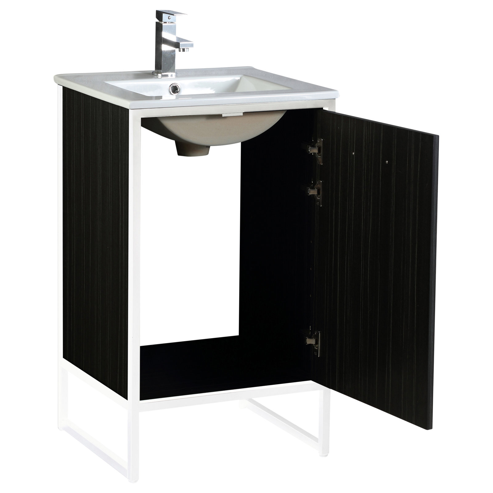 Saray 20'' Single Bathroom Vanity, Dawn Gray