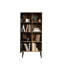 Armoire de rangement, finition noyer naturel
