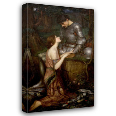 "Lamia" by  John William Waterhouse - Gallery Wrap Canvas Wall Art