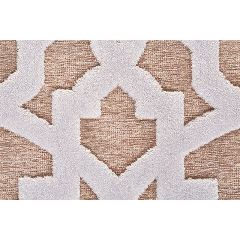 Blush / tapis blanc Ewald, Rectangle 9'8" x 12'7"
