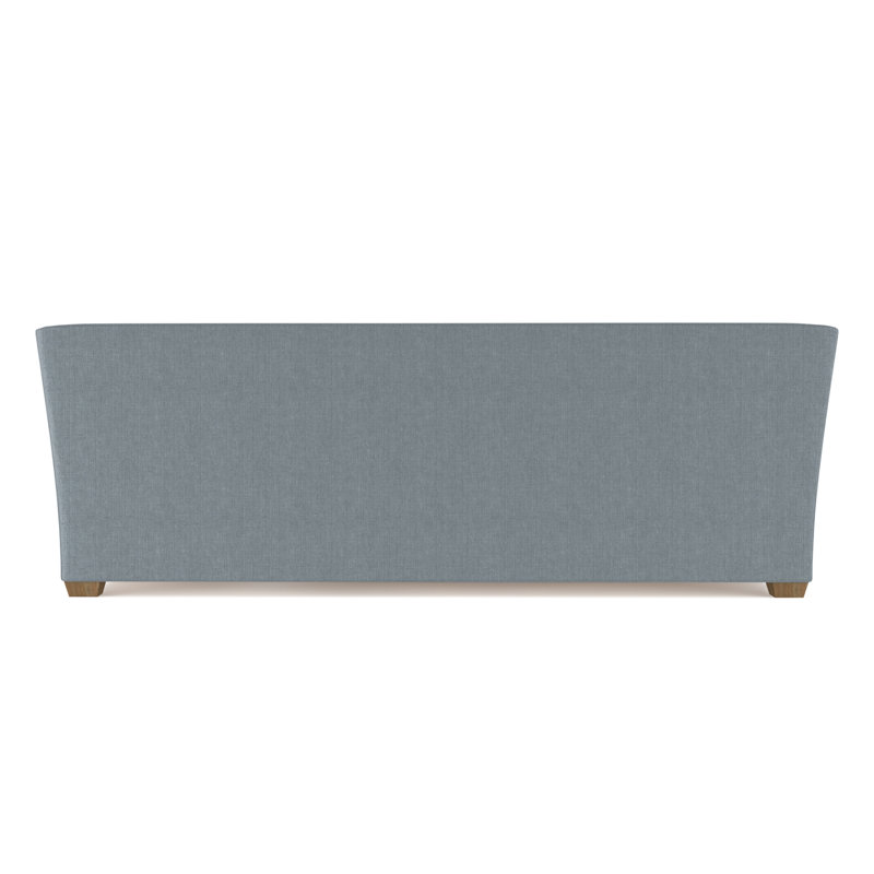 Rivington Flare Square Track-Arm Sofa, 31" H x 96" W x 37" D, Box Weave Linen Haze, Weathered