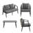 Casual Comfort Modern Patio Multi-Person Table and Chair Set-979844770