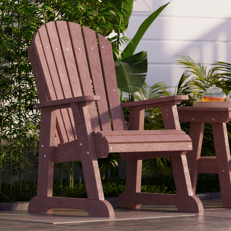 Fauteuil à dossier haut Heritage, Bois de cerisier