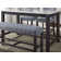 Mahria Marble Top Solid Wood Base Dining Table
